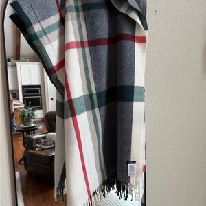 J. Crew Multicolor Fringe Scarf